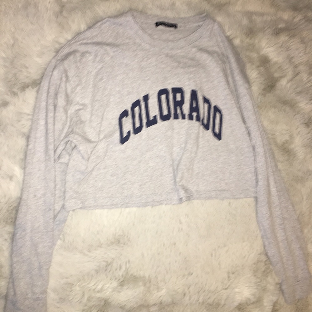 Brandy Melville cropped Colorado tee